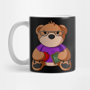 Female Teacher Teddy Bear Mug